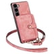 thumbnail image 1 of Funda Tipo Cartera con Correa Cruzada para Samsung Galaxy S23 Plus Protección Contra Golpes Rosa, 1 of 6