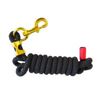Ioensy - Cuerda De Plomo Para Caballo, Cuerda Con Cabestro, Equipo Ecuestre Para Entrenamiento Y Caminata, 3 Metros, Negro