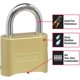 thumbnail image 2 of Candado combinado Master Lock 175D de latón para interiores y exteriores, 2 of 3