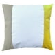 thumbnail image 1 of Cojin Decorativo EcoCuero Blanco Beige Amarillo 45x45 Relleno, 1 of 3