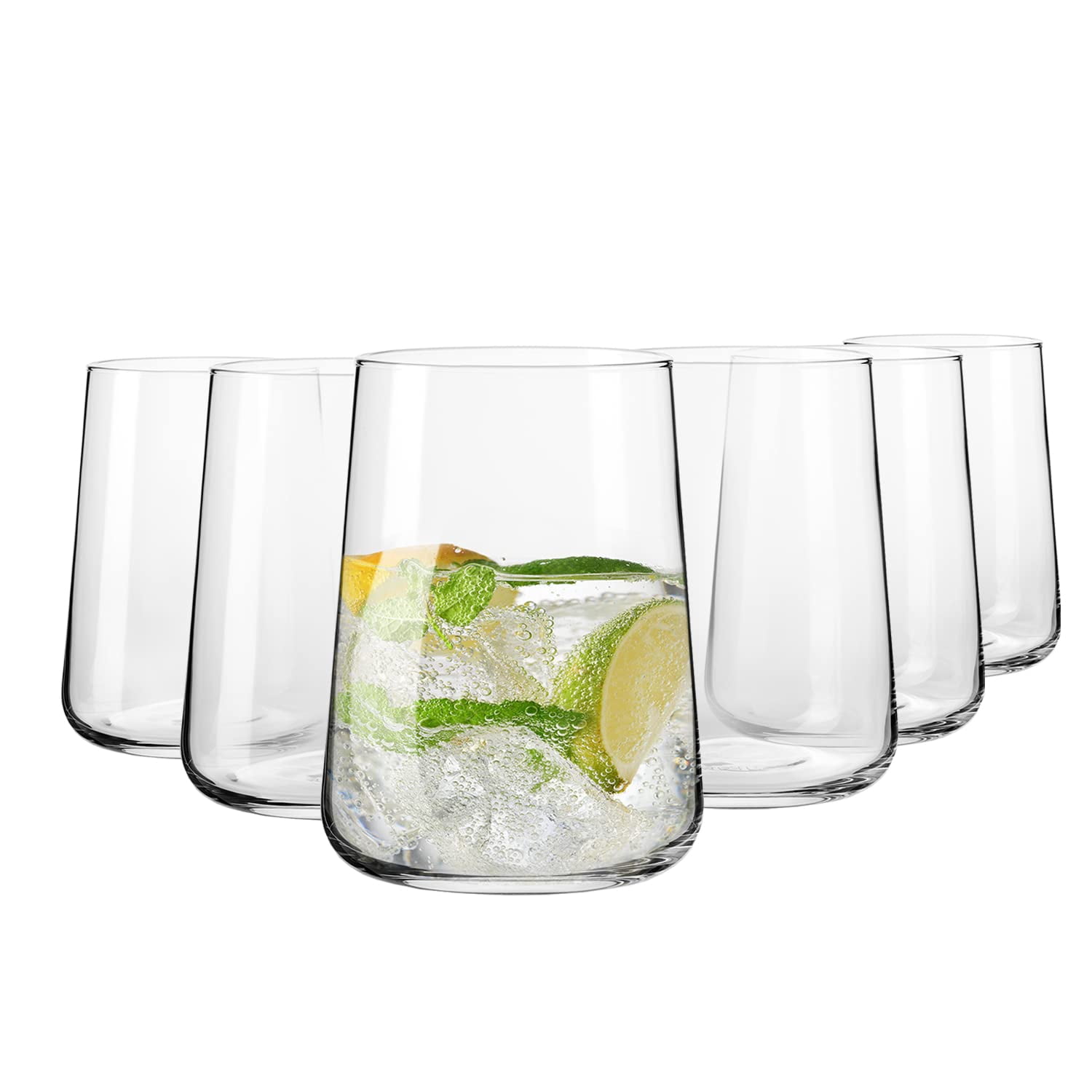 Vasos De Agua Krosno Infinity Collection, 490 Ml, Juego De 6