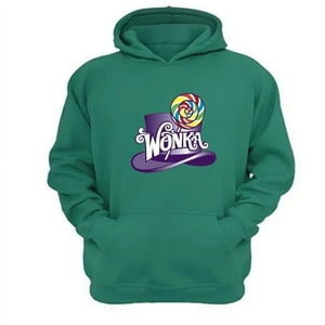 Genérico - Polerón Canguro Wonka Verde Aguamarina Talla Xs Unisex
