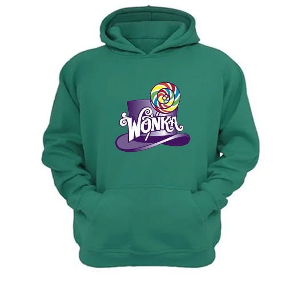 Genérico - Polerón Canguro Wonka Verde Aguamarina Talla S Unisex