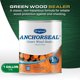 thumbnail image 2 of Sellador de extremos ANCHORSEAL Classic para troncos y madera, 3,78 litros, a base de agua, 2 of 9
