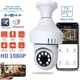 thumbnail image 1 of Cámara IP 360° Ampolleta motorizada Full HD Detector de Humo Alarma, 1 of 3