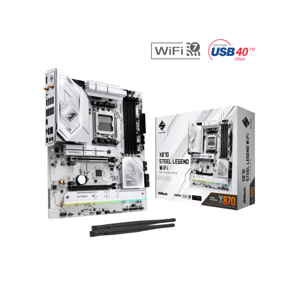 Asrock X870 Steel Legend Wifi AM5 SATA 6Gb/s ATX