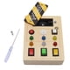 thumbnail image 5 of Juego De Roles De Tablero Ocupado Con Interruptor De Luz Para Actividades De Jardín De Infantes Preescolar Con Destornillador, 5 of 5