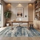 thumbnail image 4 of Alfombra Art&Tuft de 152 x 274 cm, lavable y antideslizante, color azul marino, 4 of 9