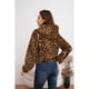 thumbnail image 4 of Chaqueta Corta Mujer Manga Larga Peluda Animal Print 6096, 4 of 4
