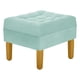 thumbnail image 4 of Sofa Retro 3c + 2 Pouf Felpa 01 Verde Agua, 4 of 6
