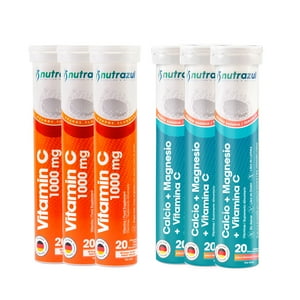 Nutrazul - Vitamina C + Calcio -Magnesio-Pack6