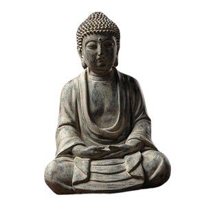Bothyi - Estatuilla De Estatua De Buda De Resina Fengshui Decorativa Para Decoración De Porche De Mesa