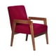 thumbnail image 3 of Sitial Munich Tela Velvet Burdeo, 3 of 3