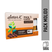 Pack Dos Descafeinados Molido 2X250G Café Señor K