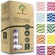 thumbnail image 1 of Pajitas De Papel Paquete De 300 Multicolores Biodegradables, 1 of 8