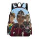 thumbnail image 1 of El Príncipe Dragón-theme Backpack, Campus style schoolbag Bookbag with Adjustable Shoulder Straps And Large Zip Compartment, Unisex Travel Bags.42x30x15cm, 1 of 6