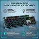 thumbnail image 5 of Teclado gamer HP GK400F con cable, mecánico, de tamaño completo, 104 teclas, 5 of 9