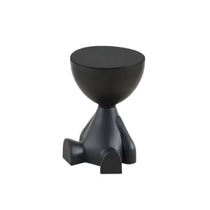 Genérico - Mesa De Arrimo Multifuncional Con Compartimento Organizador Integrado Negro