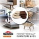 thumbnail image 2 of Almohadillas X-PROTECTOR para muebles, 133 unidades, fieltro de primera calidad, color marrón y beig, 2 of 6