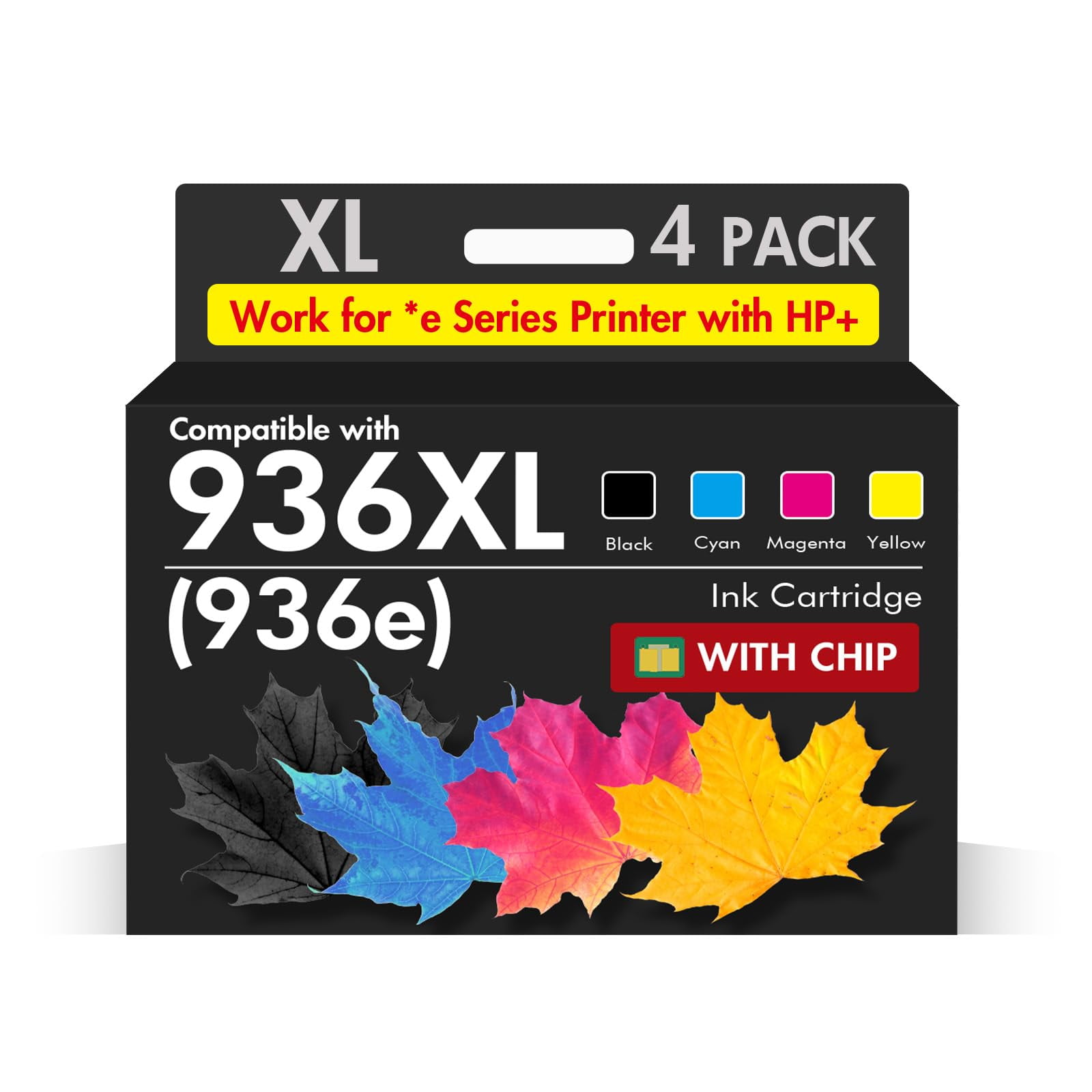 Pack Combo De Cartuchos De Tinta 936xl Cool Toner Para Hp
