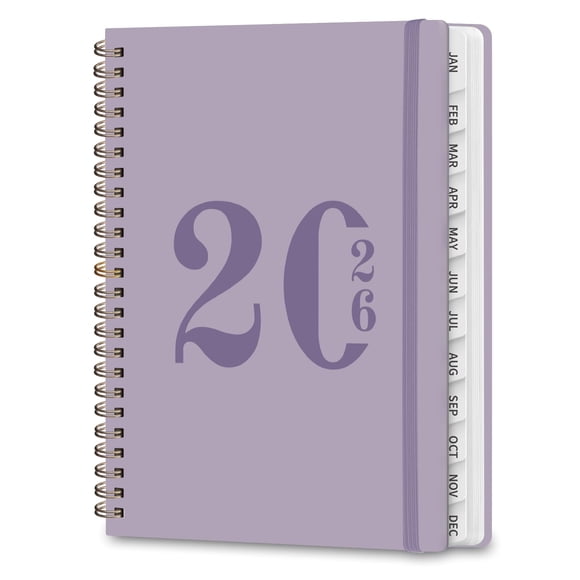 Calendario mensual semanal Planner VALOME 2026, tamaño A5 (16 x 21 cm)