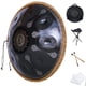 thumbnail image 1 of Handpan Kelisiting Classic, 10 notas en re menor, 432 Hz, 56 cm, acero, 1 of 7