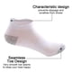 thumbnail image 3 of 5 pares de calcetines de verano para hombre, de malla, para barco, de algodón, con talón anticaída y realce de orejas, transpirables., 3 of 6