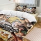 thumbnail image 1 of Attack on Titan Anime Home Bed 3-piece Set Classic Japanese Anime Polyester Wash Student Dormitory Set, 1 of 5