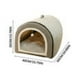 thumbnail image 4 of Cama para perros, 2 modos de uso, caseta de interior con tapete esponjoso, funda extraíble y lavable, caseta a prueba de salpicaduras y base antideslizante., 4 of 4