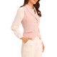 thumbnail image 4 of INSPIRE CHIC Chaleco de Traje para Mujer Doble Botonadura Negocios Solapa Elegante Chaleco de Cintura M Rosa, 4 of 6
