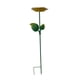 thumbnail image 2 of Comedero para Pájaros Baño de Pájaro Bowl Ornamental Estaca Hierro Diseño para Exteriores Decoración de Patio Adecuado para Jardín Patio Balcón Céspe Amarillo, 2 of 5