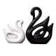 thumbnail image 5 of Parejas De Cisnes De Cerámica En Estatuas De Cisnes En Blanco Y Negro Para Decoración De Mesa De Centro, 5 of 5