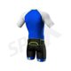 thumbnail image 4 of Sparx Elite Aerosuit M azul de manga corta para triatlón, 4 of 5