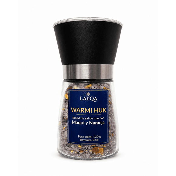 Sal de Mar con Maqui y Naranja Warmi Huk Layqa 130 g