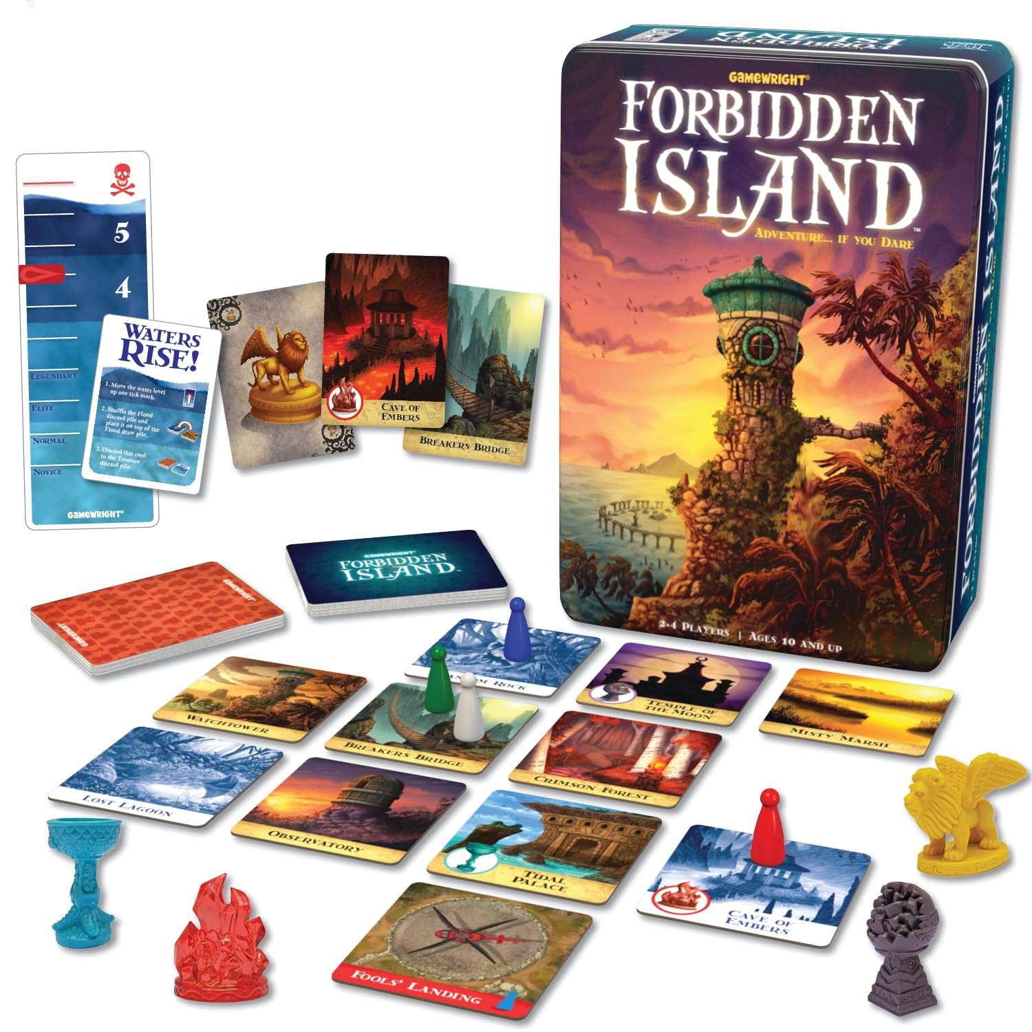 Juego De Mesa Gamewright Forbidden Island Cooperative 2-4 Jugadores