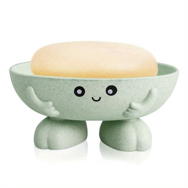 1pc Cute and Stylish Soap Holder for Shower, Bathroom, and Kitchen - Keep Your Soap Organized and Accessible
