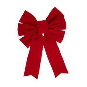 Bothyi - Adorno Navideño: Lazo Navideño Grande De 38 Cm Para Bodas, Interiores Y Exteriores, Ideal Para Fiestas.