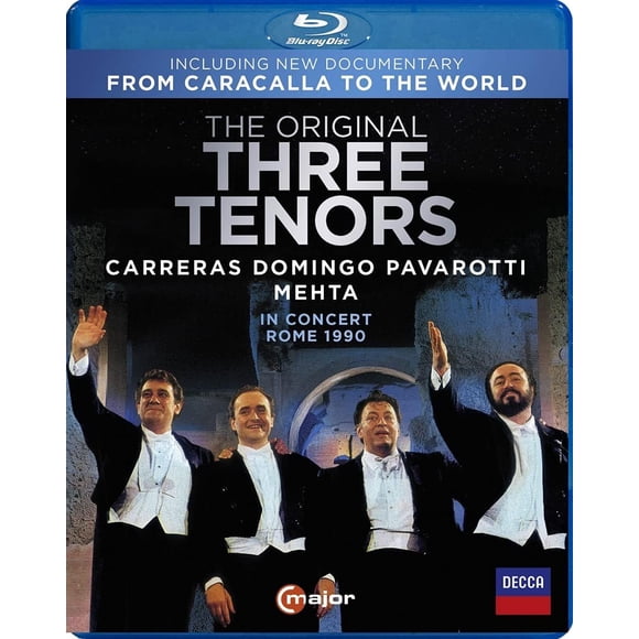 Película Zach Top Los Tres Tenores - Roma 1990
