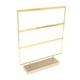thumbnail image 4 of Organizador De Pendientes De Joyería De 3 Niveles Con Base De Madera Para Mesita De Noche, Tienda Dorada, 4 of 5