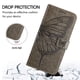 thumbnail image 4 of Funda cartera mariposa para Samsung Galaxy XCover7 Pro con soporte y ranuras para tarjetas Gris, 4 of 5