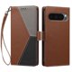 thumbnail image 3 of Funda Cartera Tricolor para Google Pixel 10 Pro XL 5G con Soporte, Marrón, 3 of 6