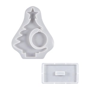 Magideal - Modelo De Marco De Fotos, Modelo De Marco De Fotos Para Resina Epoxi, Regalo De Fundición De Arte, Modelo De Marco De Fotos, Modelo De Resina Epoxi , Árbol De Navidad