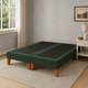 thumbnail image 4 of Cama 2 Plazas Completa Verde | Base Europea + Colchón Excellense Plus 25CM + Respaldo Tapizado, 4 of 6