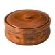 thumbnail image 1 of Cuenco De Madera Cuenco Redondo Multiusos Recipiente Reutilizable Hecho A Mano Cuenco Para Servir 18cmx7.5cm, 1 of 6