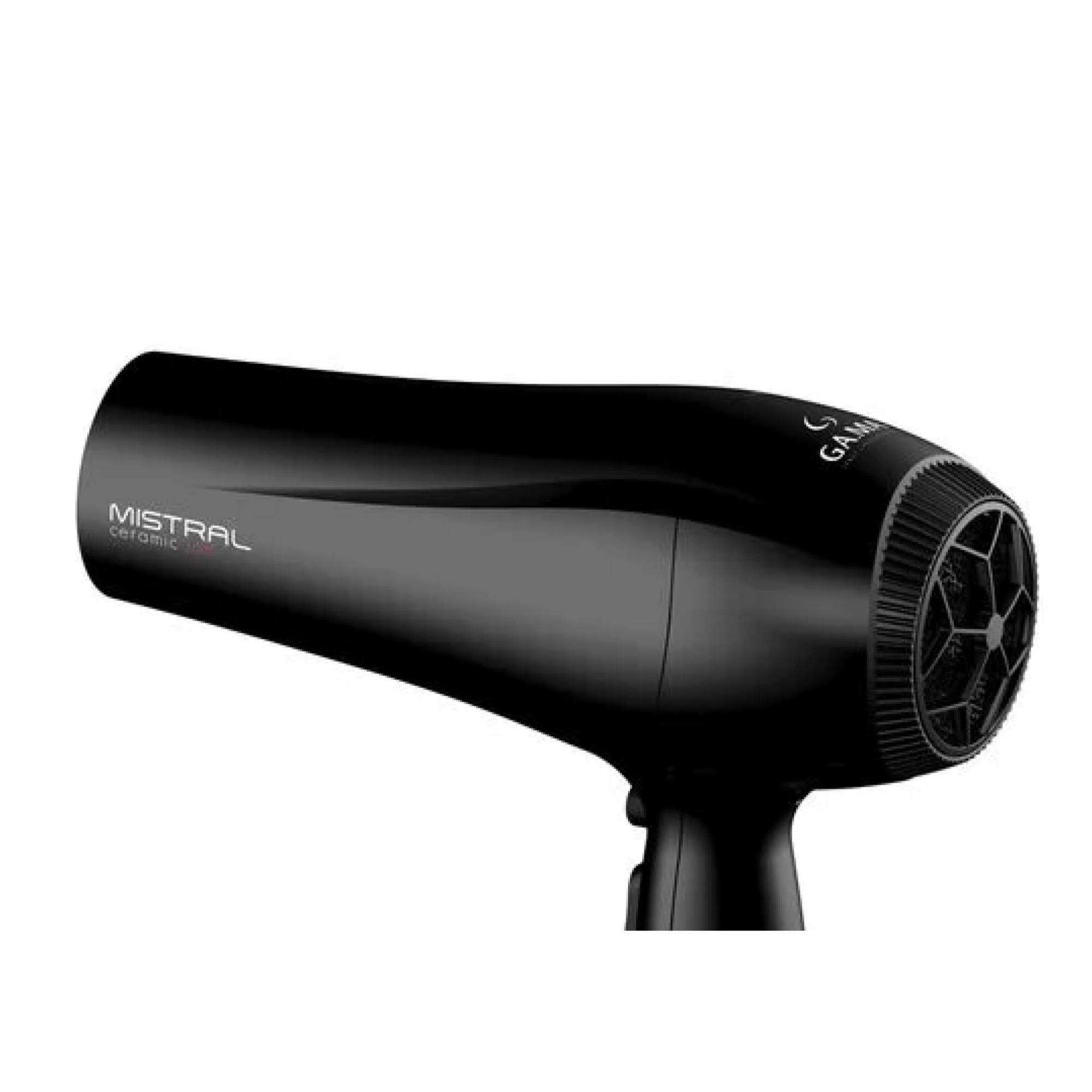 Gama - Secador De Pelo 3T 2V 2200W Negro Mistral
