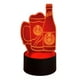 thumbnail image 1 of Lampara Ilusion 3D Vaso y Cerveza Red Horse de 7 colores, Base touch, 1 of 7