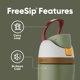 thumbnail image 3 of Botella de agua Owala Star Wars FreeSip con aislamiento de 700 ml Boba Fest, 3 of 7