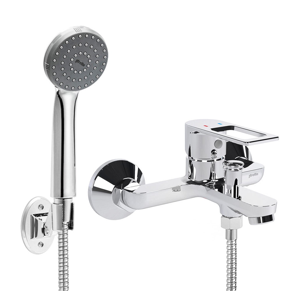 Stretto - Monomando Tina Ducha Anzi Cromo