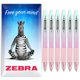 thumbnail image 1 of Bolígrafo Zebra 1,0 mm, paquete de 6, acabado ombré pastel, 1 of 3