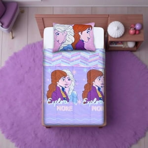 Mashini - Cubrecama Plumón Infantil Niña Frozen